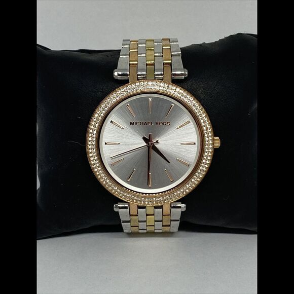 Michael Kors Darci MK3203 Women's Stainless Steel Analog Dial Quartz Watch VK217 - Picture 1 of 12